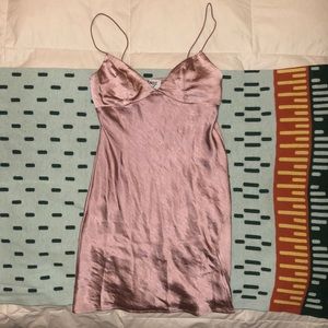 Pink Slip Dress